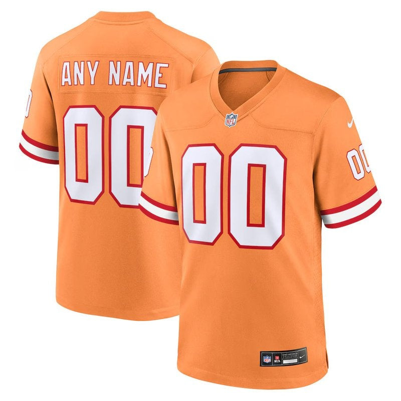 Camisa NFL Tampa Bay Buccaneers - Edição Personalizada Clássica - Laranja