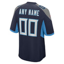 Camisa NFL Tennessee Titans - Edição Personalizada - Azul Marinho
