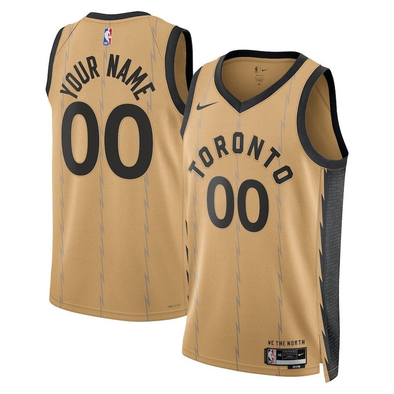 Camisa NBA - Toronto Raptors - 23/24 - Ouro - Edição Cidade