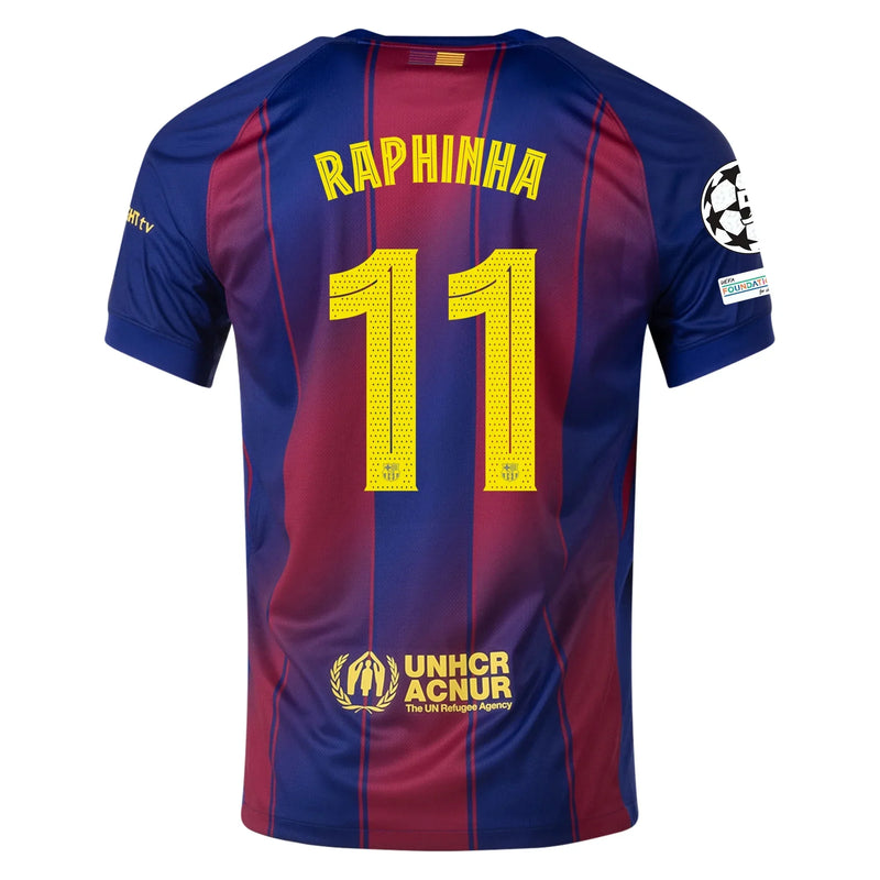 Camisa Raphinha - Barcelona 25/26 I Home - Versão Torcedor